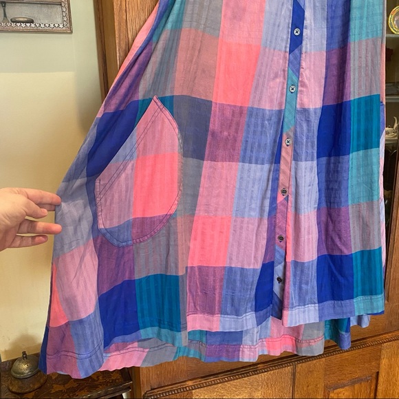 Anthropologie Holding Horses Plaid Dress - Picture 7 of 12